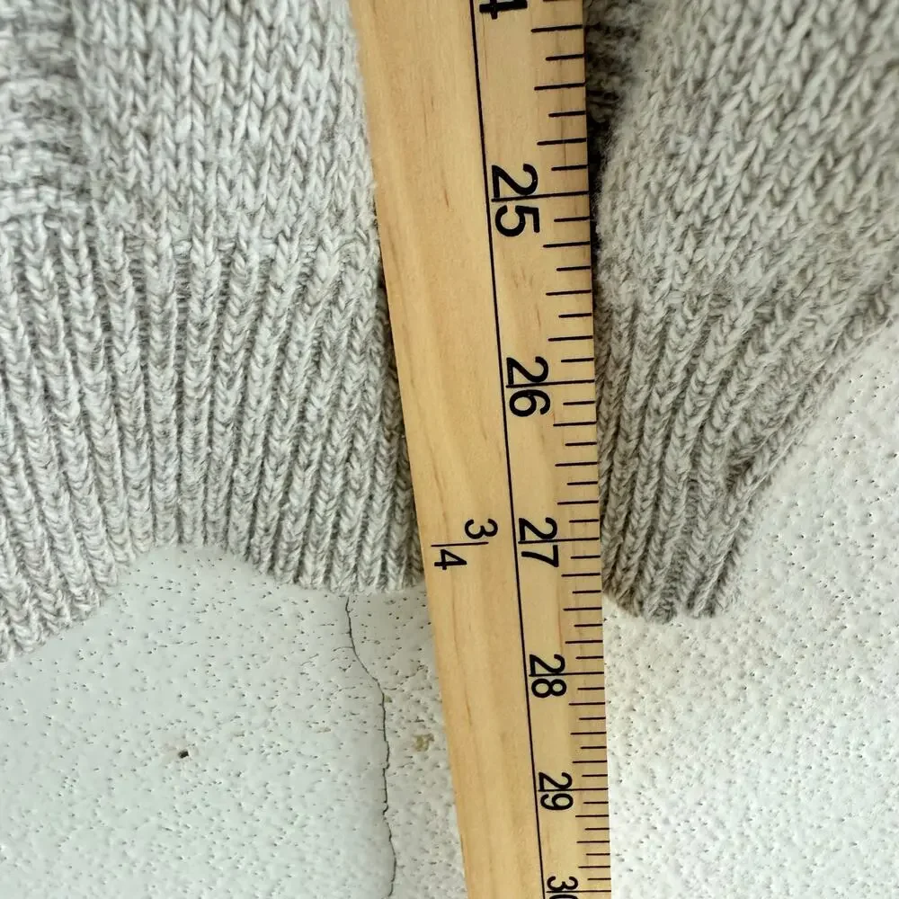 Vintage 90s Sweater Retro Grandpacore Striped Textured Made in USA Mens L Preppy